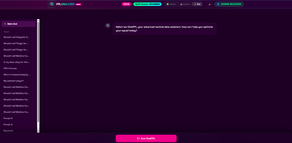 ChatFPL Desktop Assistant